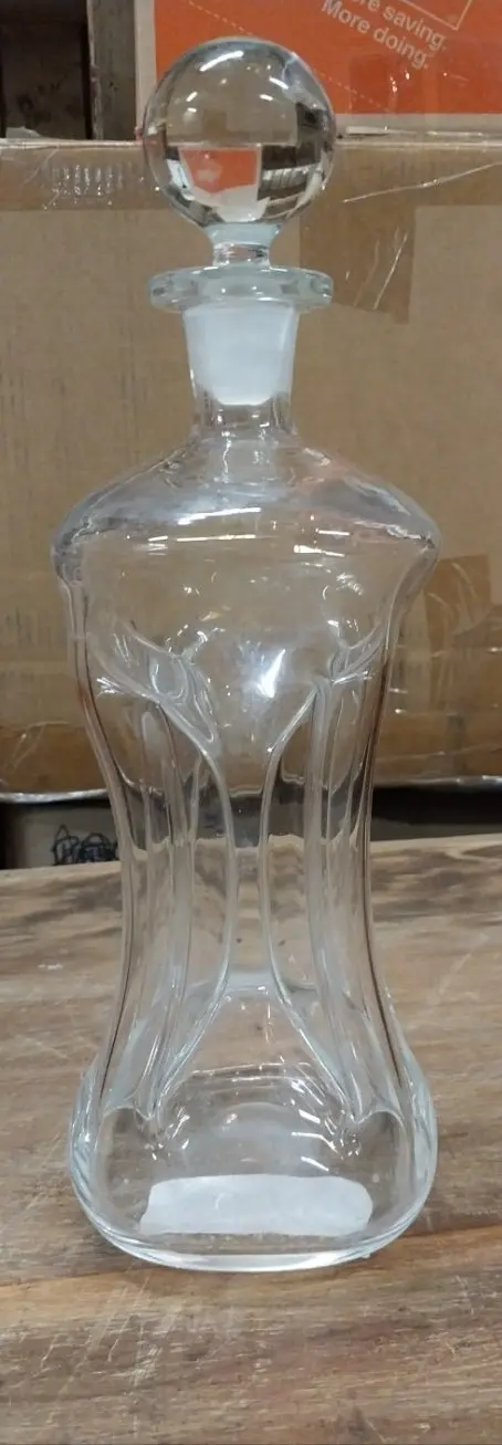 Shaped Glass Decanter 1