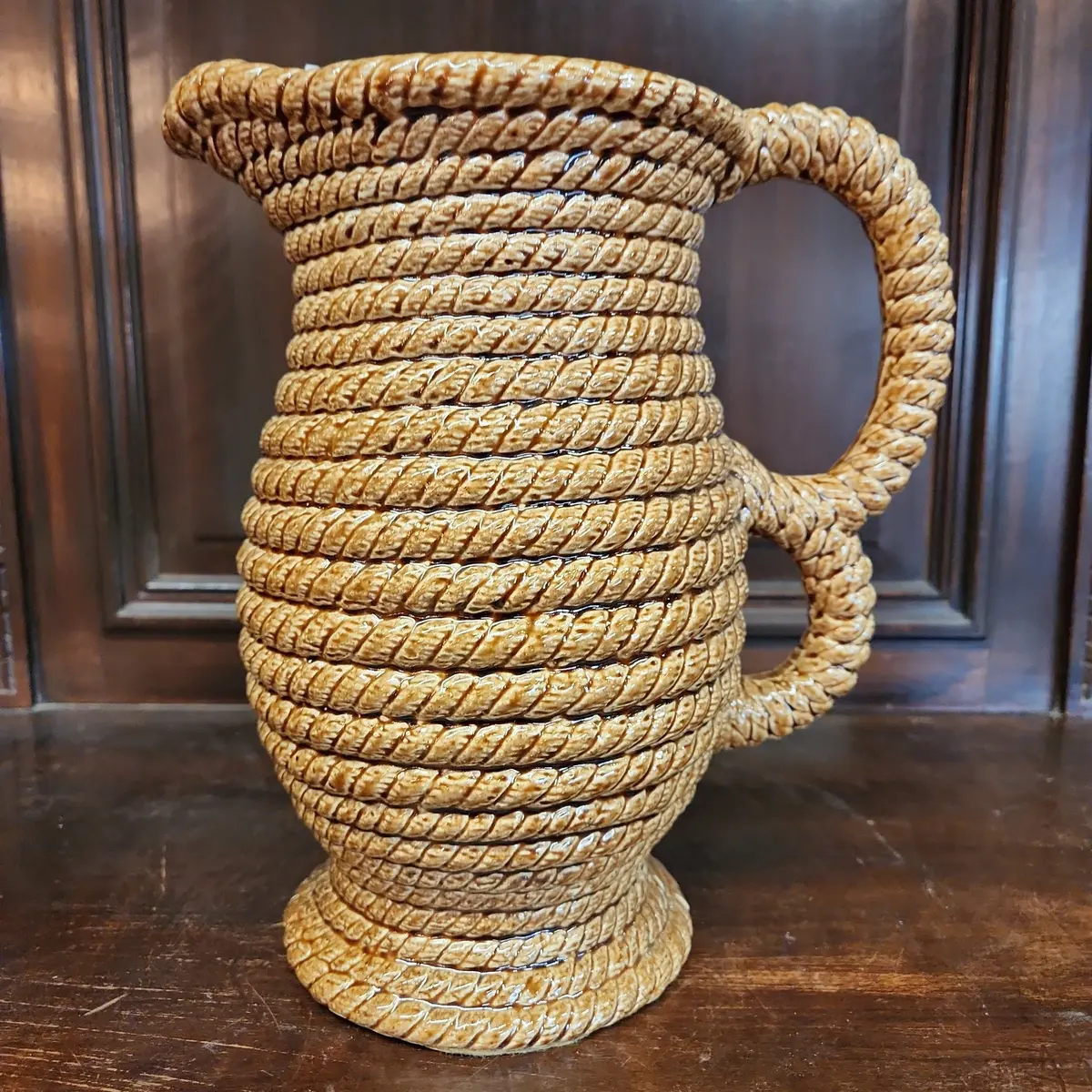 Rope Pitcher Pottery 1