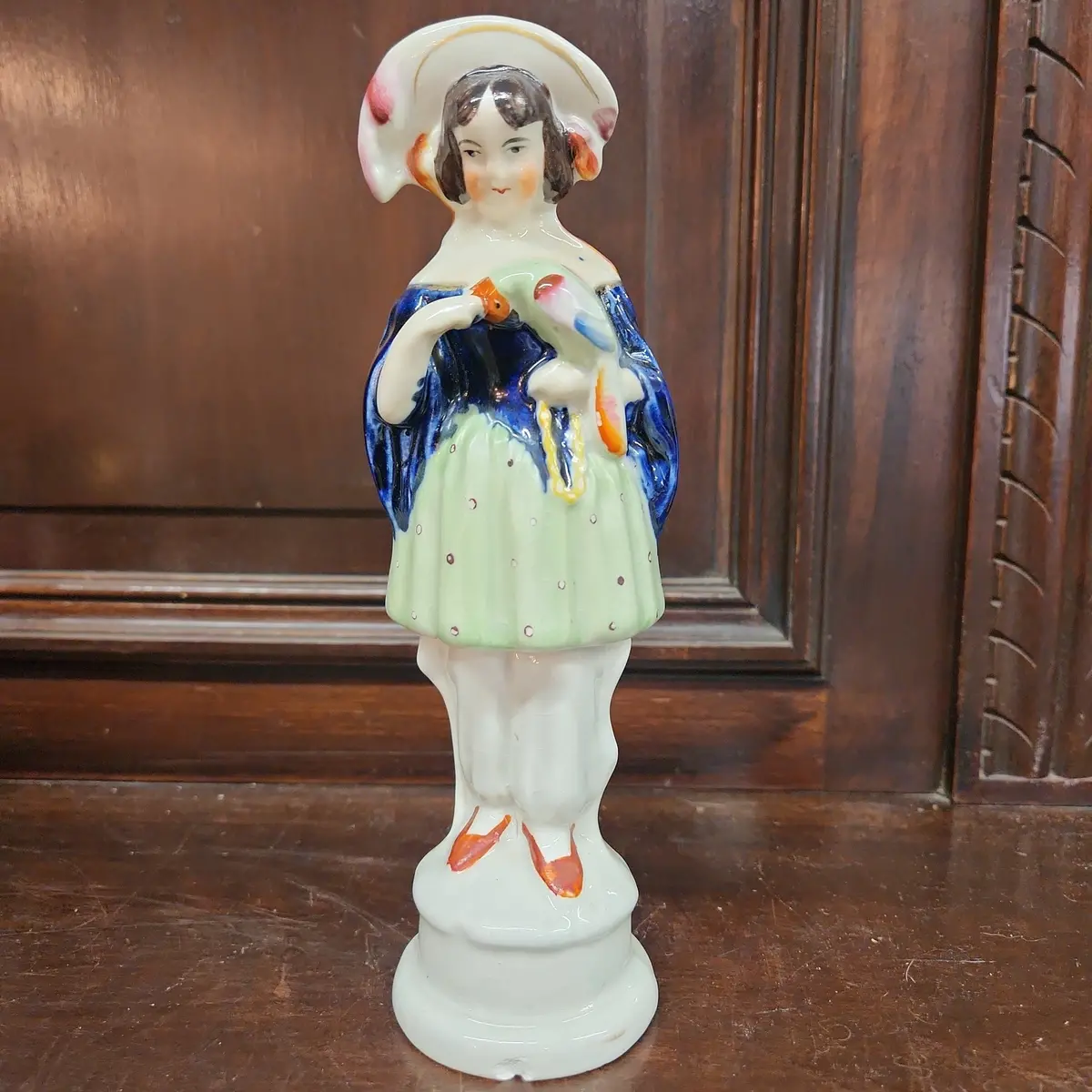 Staffordshire Girl With Hat 1