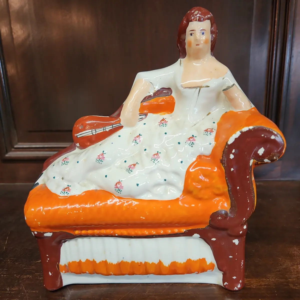 Staffordshire Recumbent Lady As Found 1