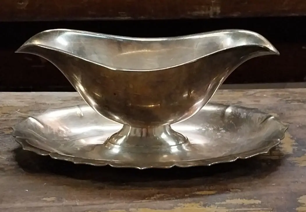 Silver Plated Gravy Boat 1