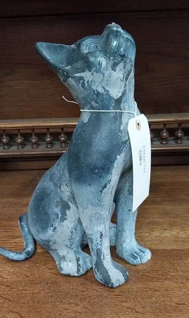 Metal Cat Statue 1
