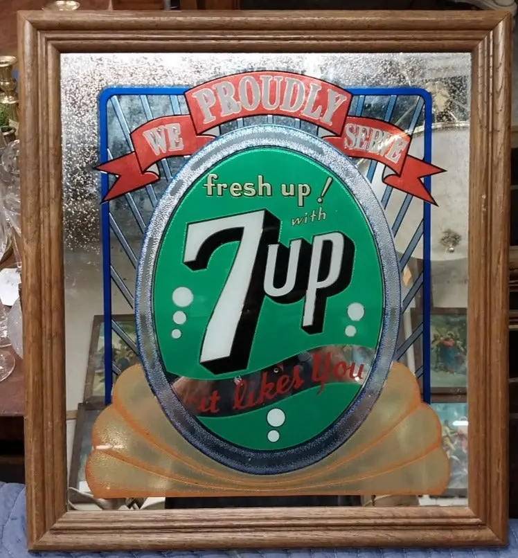 7 Up Advertising Mirror 1