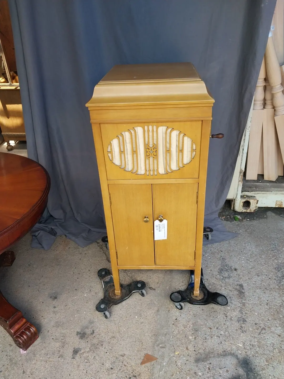 As Found Light Mahogany Victrola 1