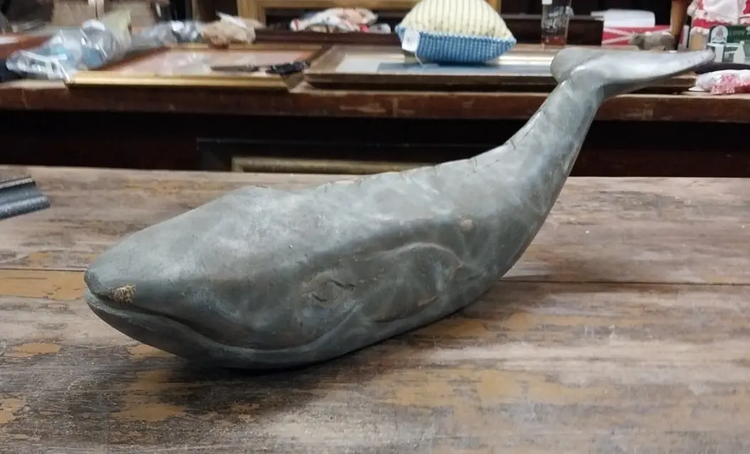 Carved Wood Whale 1