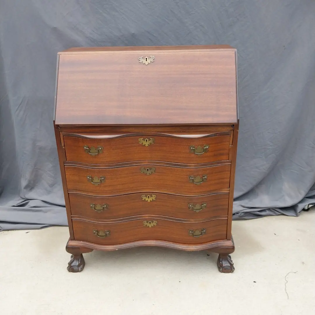 Governor Winthrop Style Drop Front Secretary 1