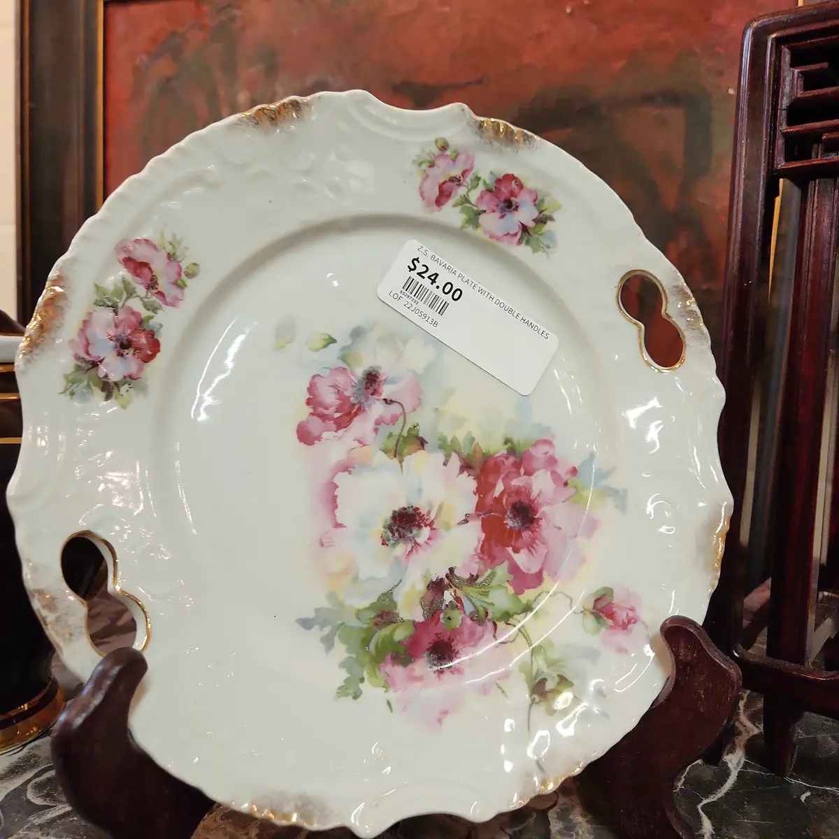 Z.S. Bavaria Plate With Double Handles 1