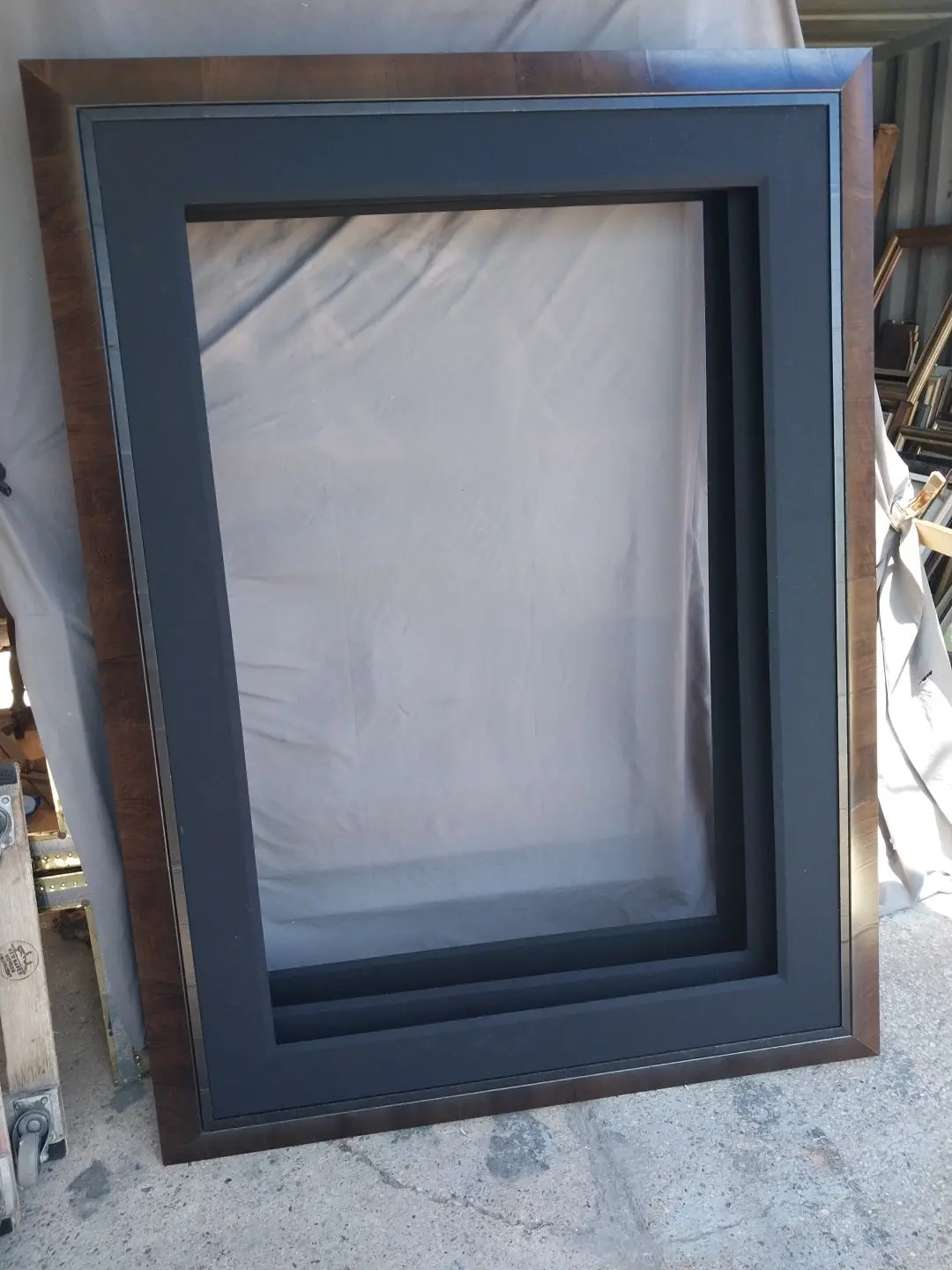 Large Wood Frame With Bevel 1