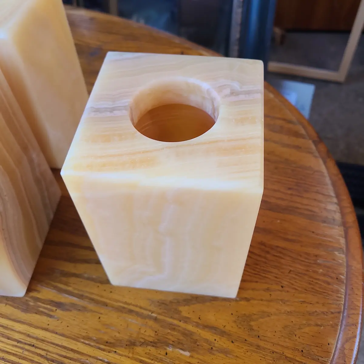 Alabaster Votive Holder 1