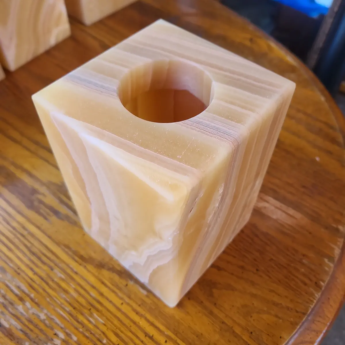 Alabaster Votive Holder 1