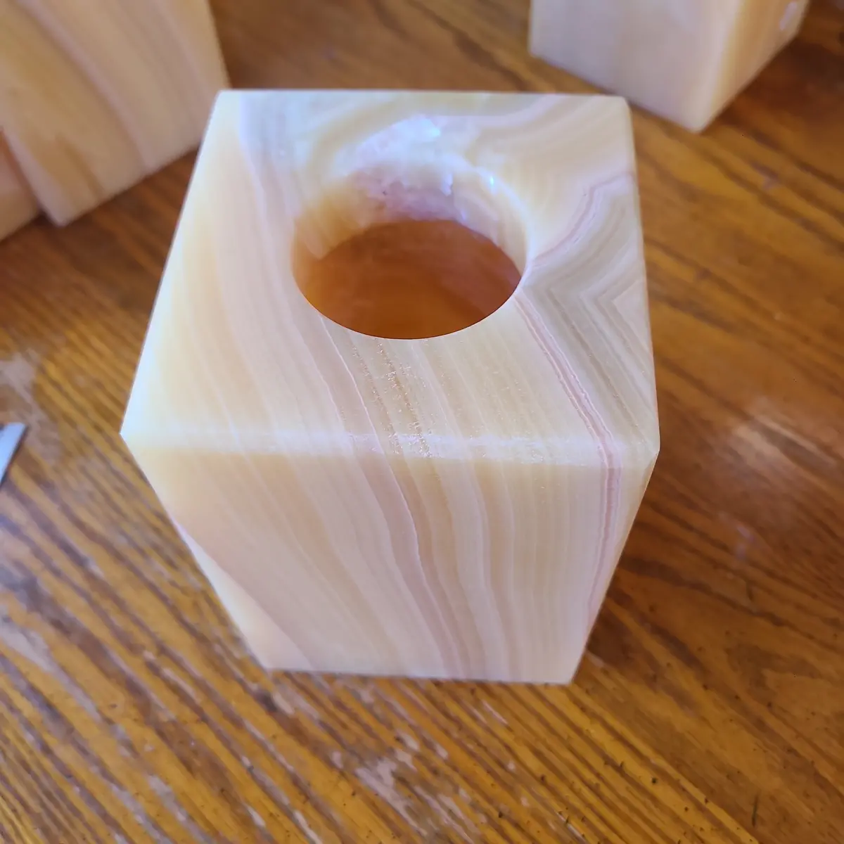 Alabaster Votive Holder 1