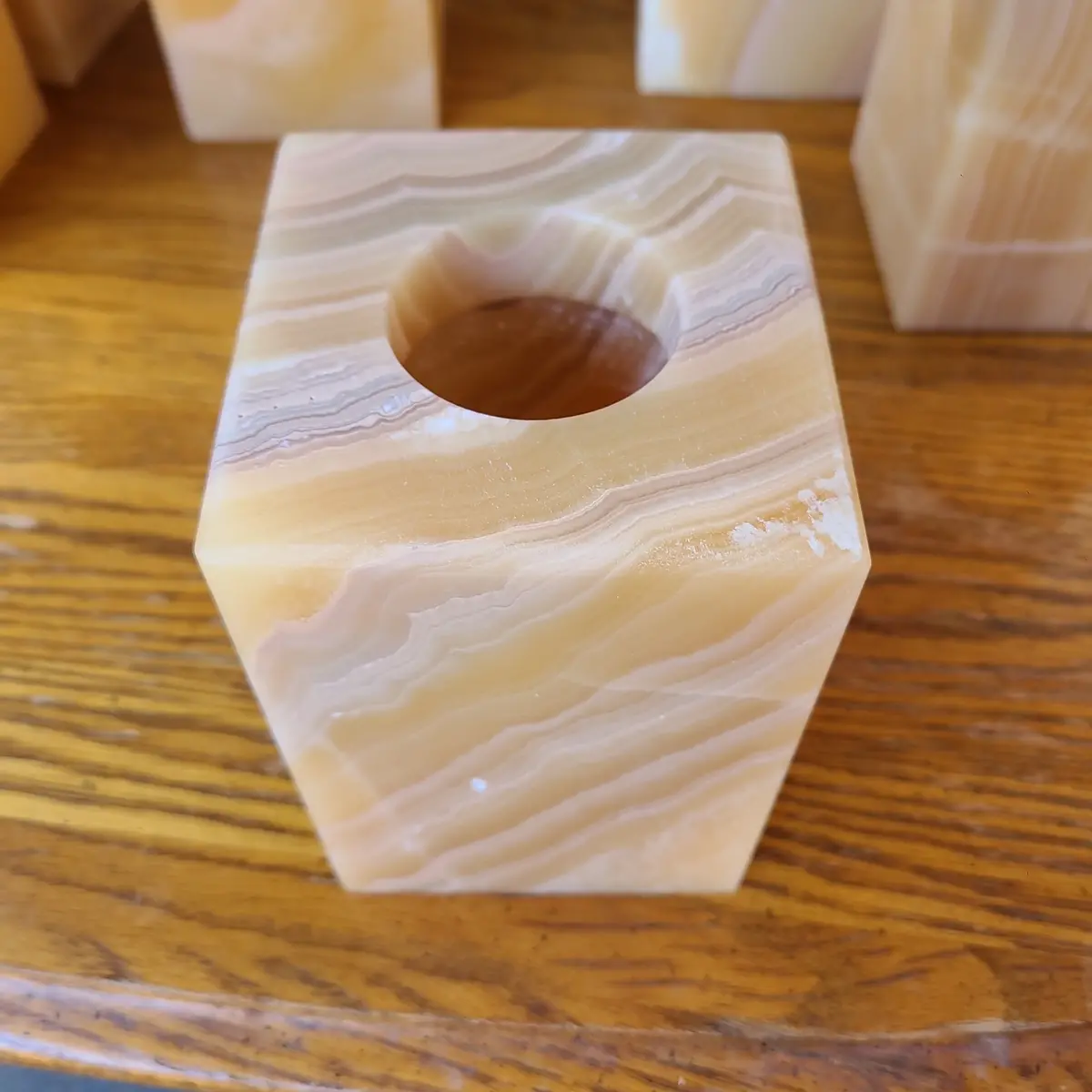 Alabaster Votive Holder 1