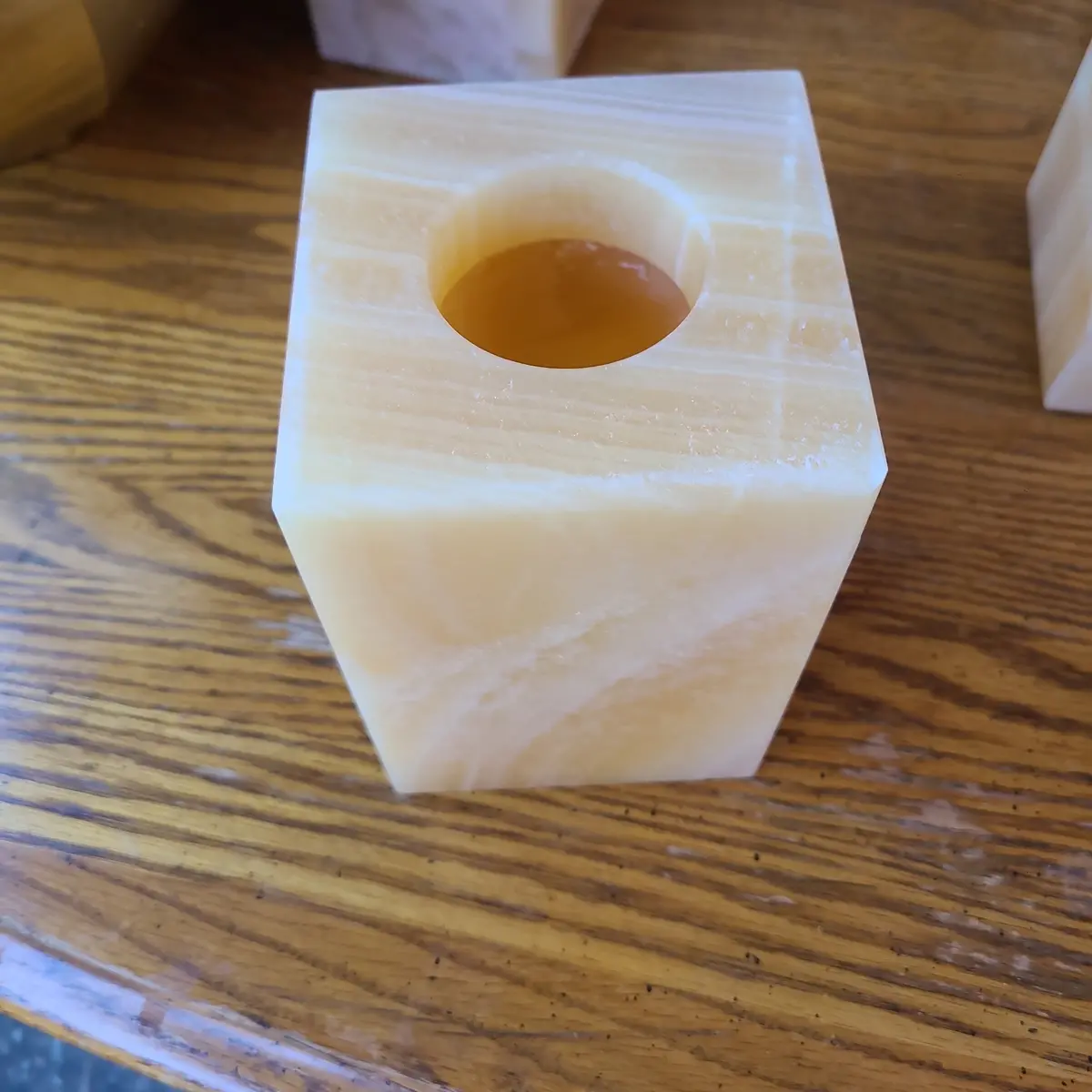 Alabaster Votive Holder 1