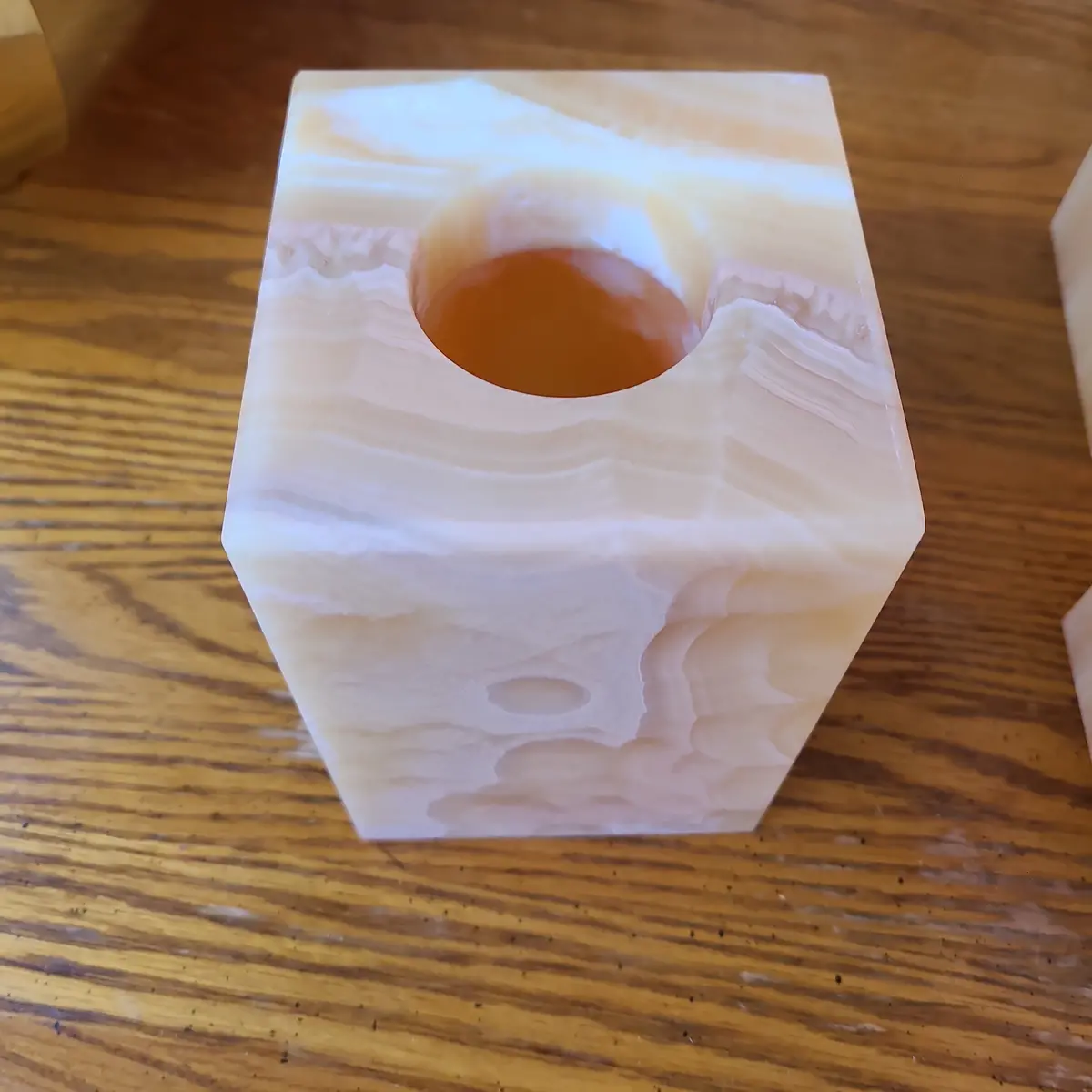 Alabaster Votive Holder 1