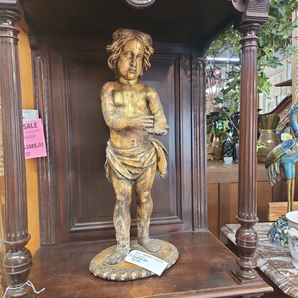 Gilt Figural Santo 1