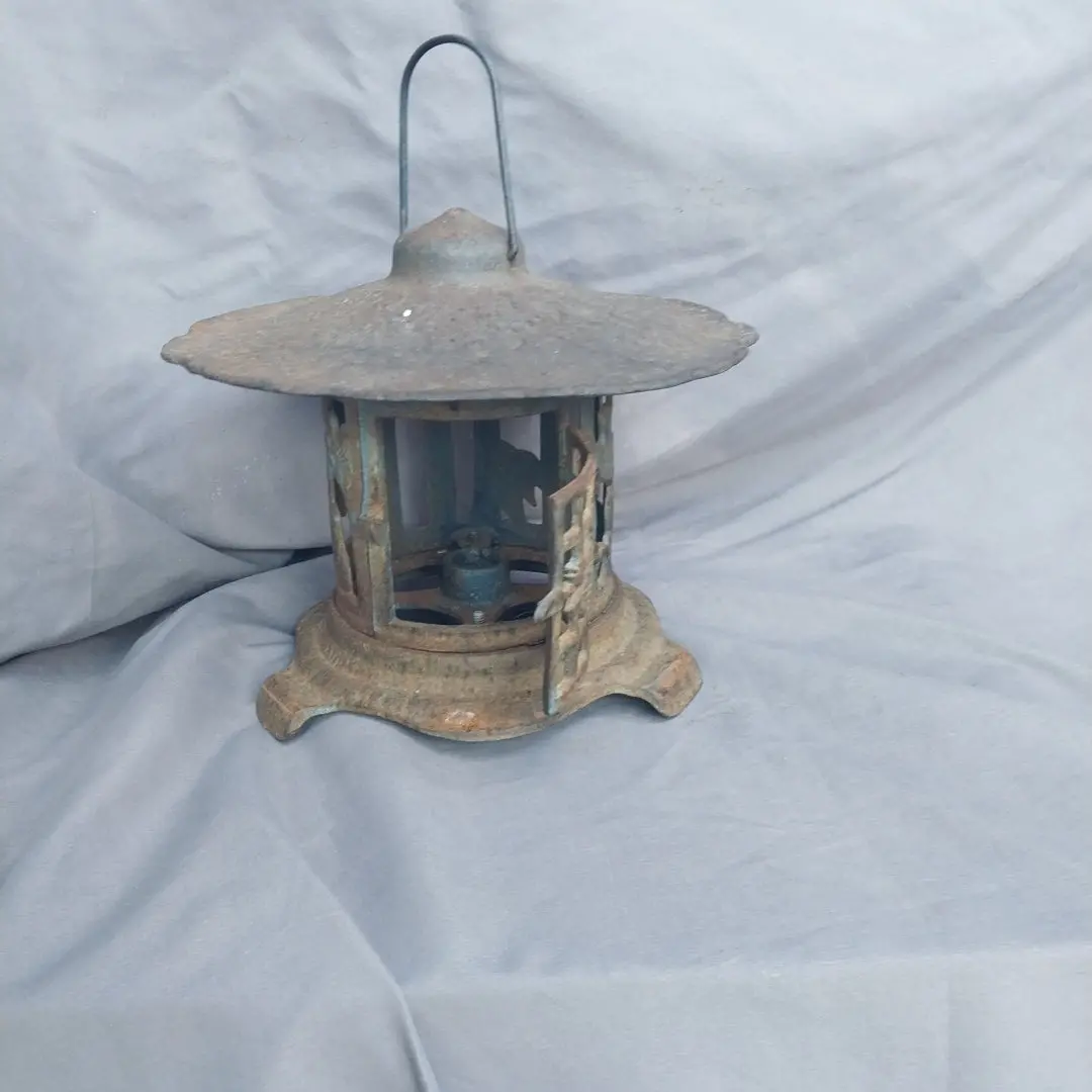 Round Iron Japanese Lantern 1
