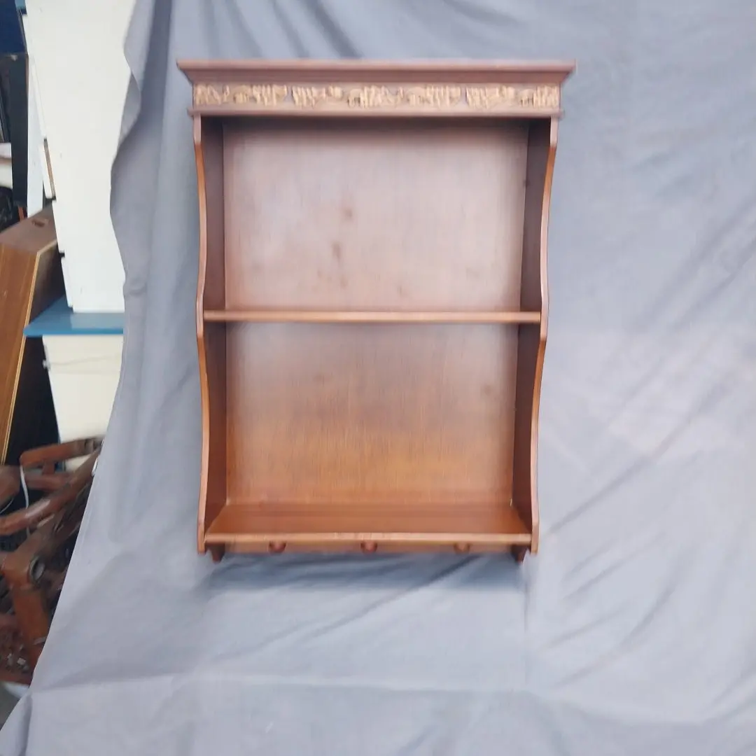 Small Wall Shelf With Copper Trim 1