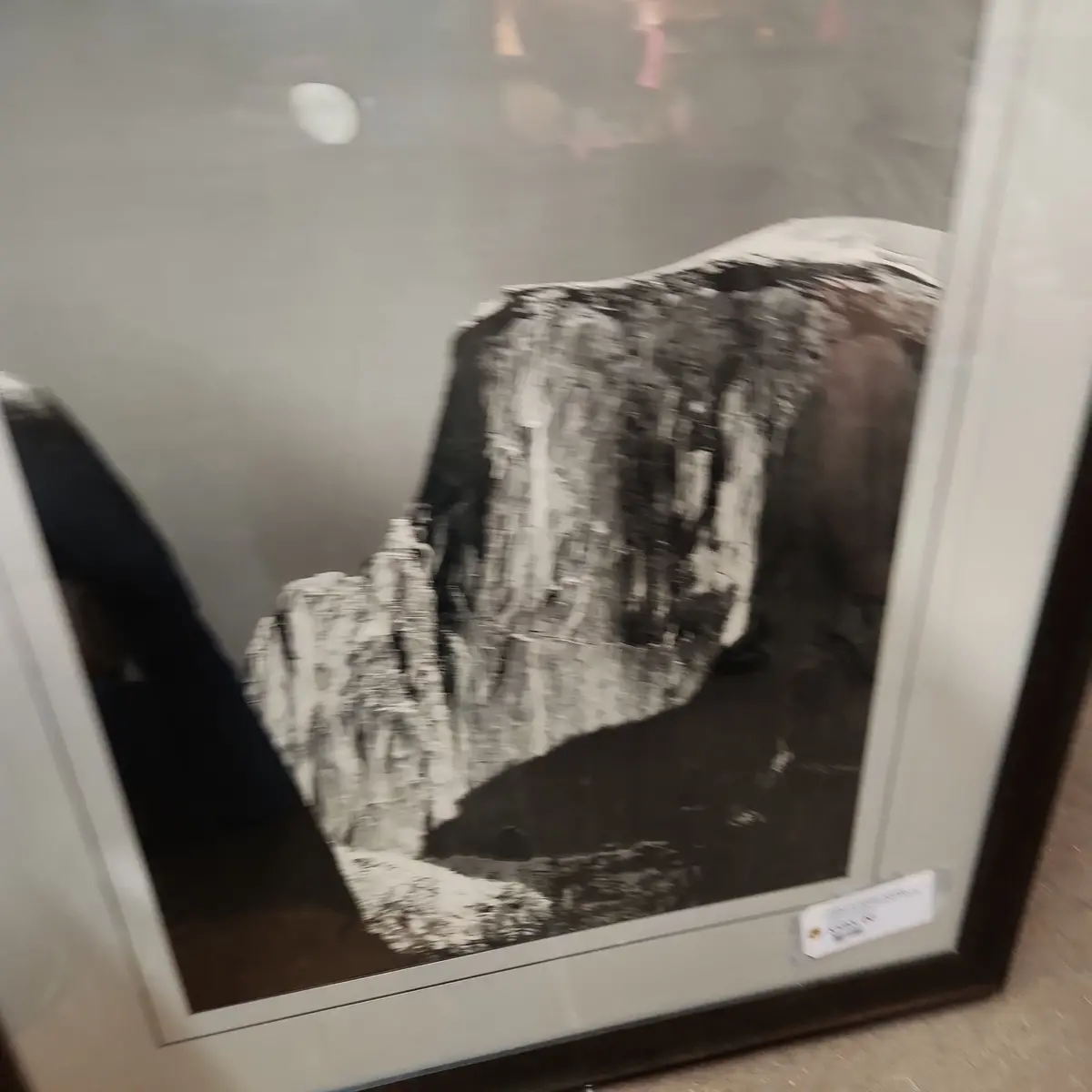 Print Of Ansel Adams Photo Of Butte And Moon 1