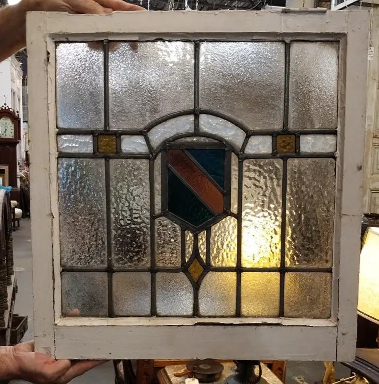 Crest Stained Glass Window 1