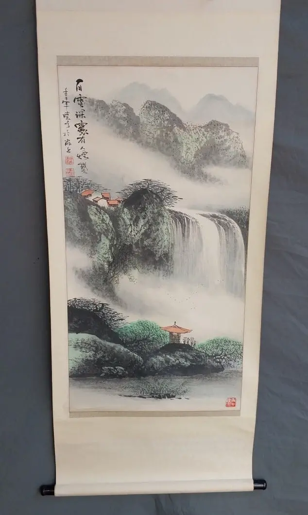 Small Chinese Landscape Scroll 1