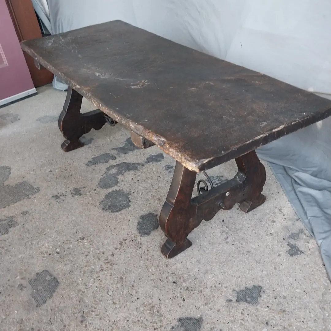 Early 18Th Century Baroque Spanish Bench 1