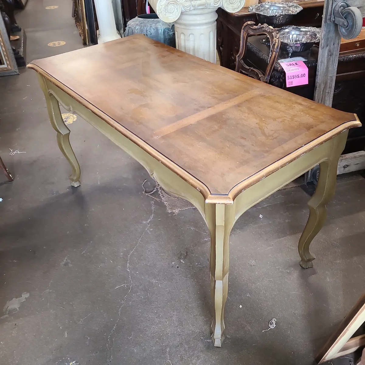 Vintage Painted Sofa Table 1
