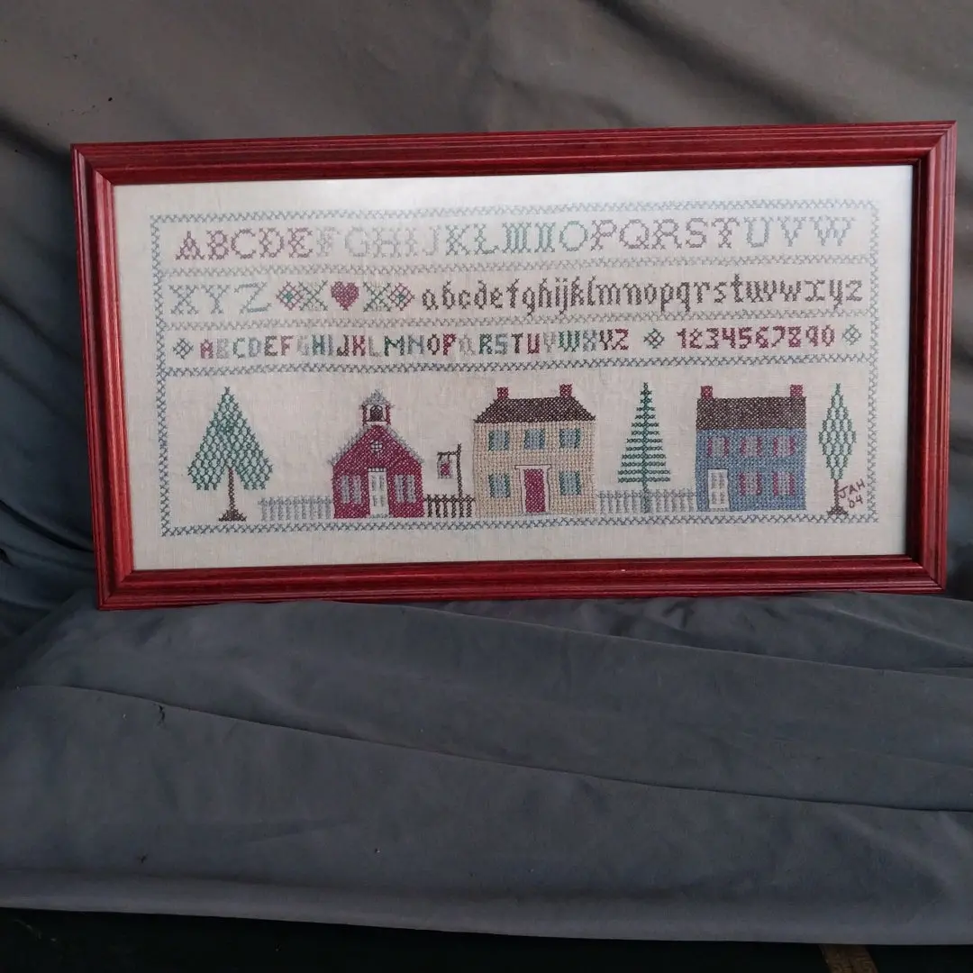 Handmade Sampler In Frame-Not Old 1