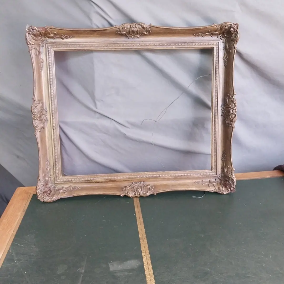 Ornate Faux Finish Brown Frame 1