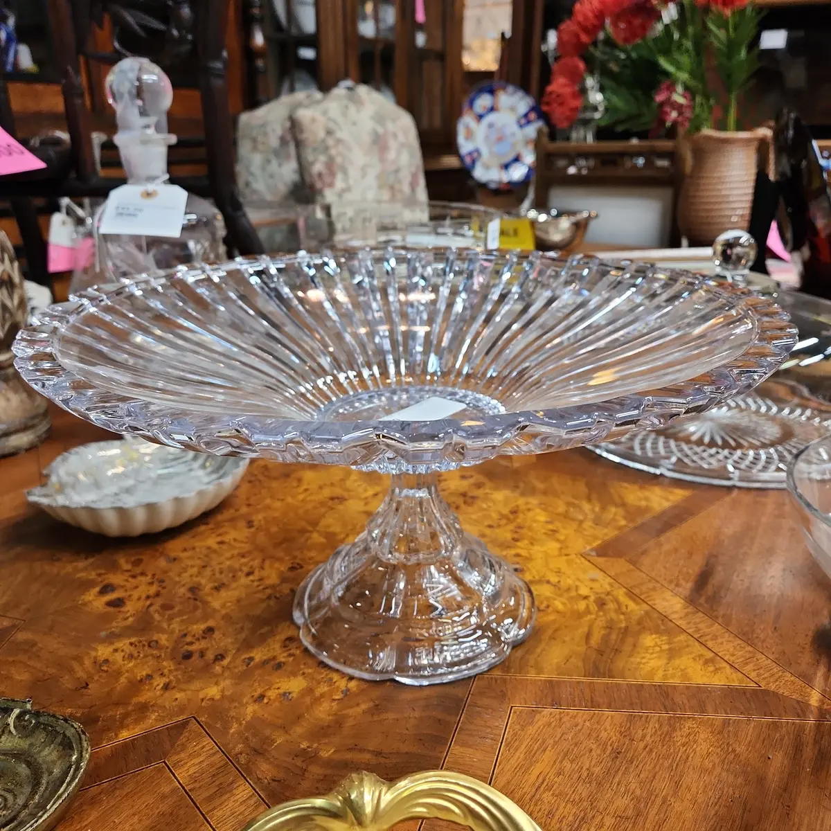 Large 5Th Ave Crystal Compote 1