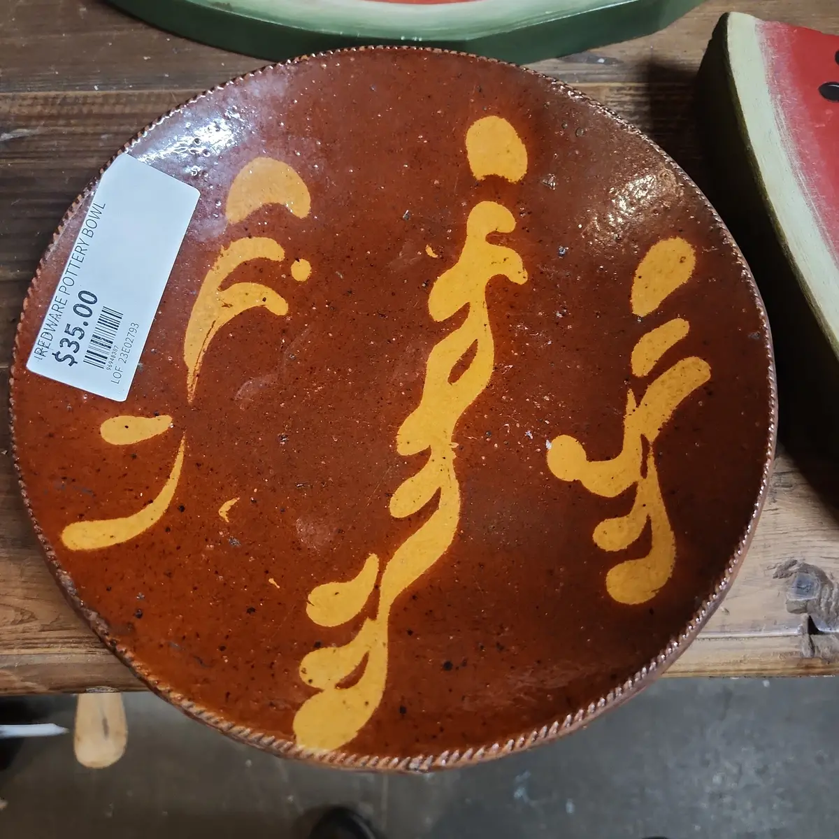 Redware Pottery Bowl 1