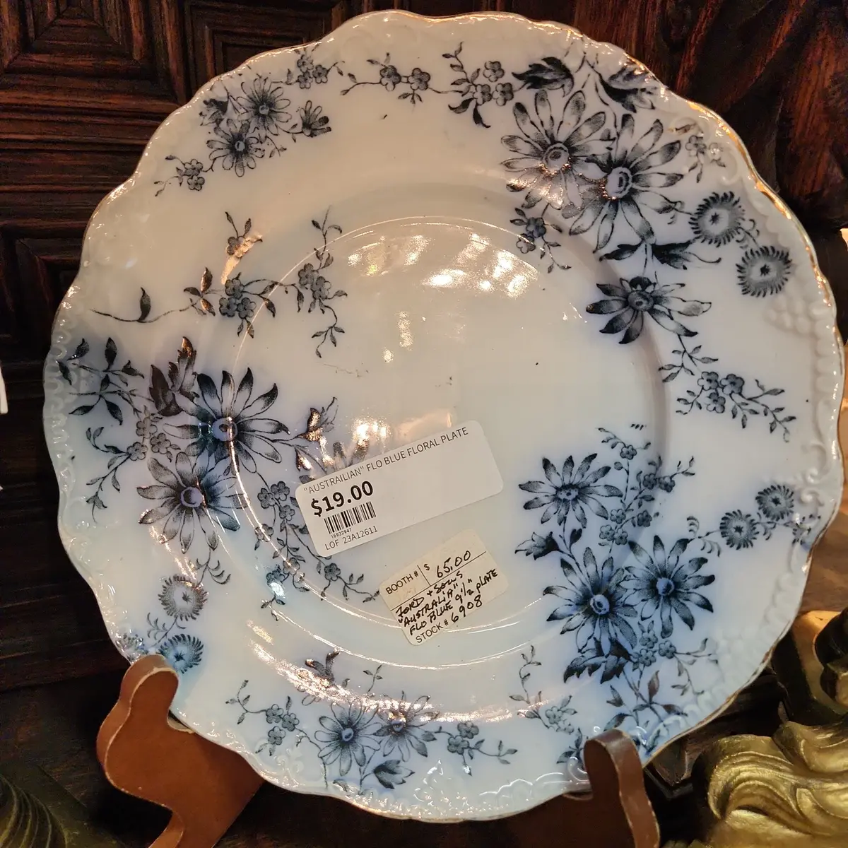 "Austrailian" Flo Blue Floral Plate 1