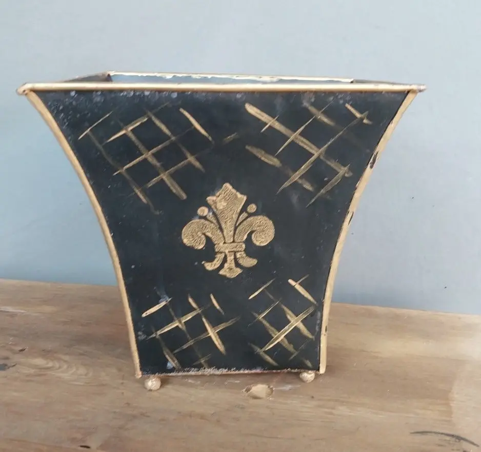 Toleware Waste Basket 1
