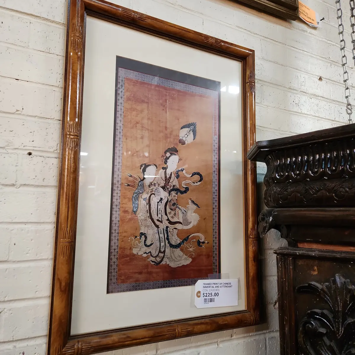 Framed Print Of Chinese Immortal And Attendant 1