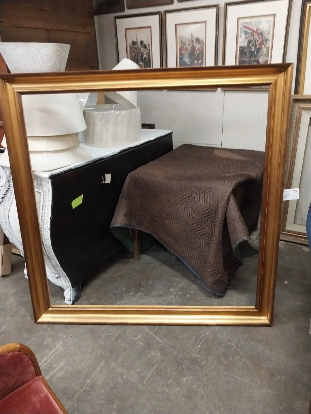 Large Square Gilt Frame-As Found 1