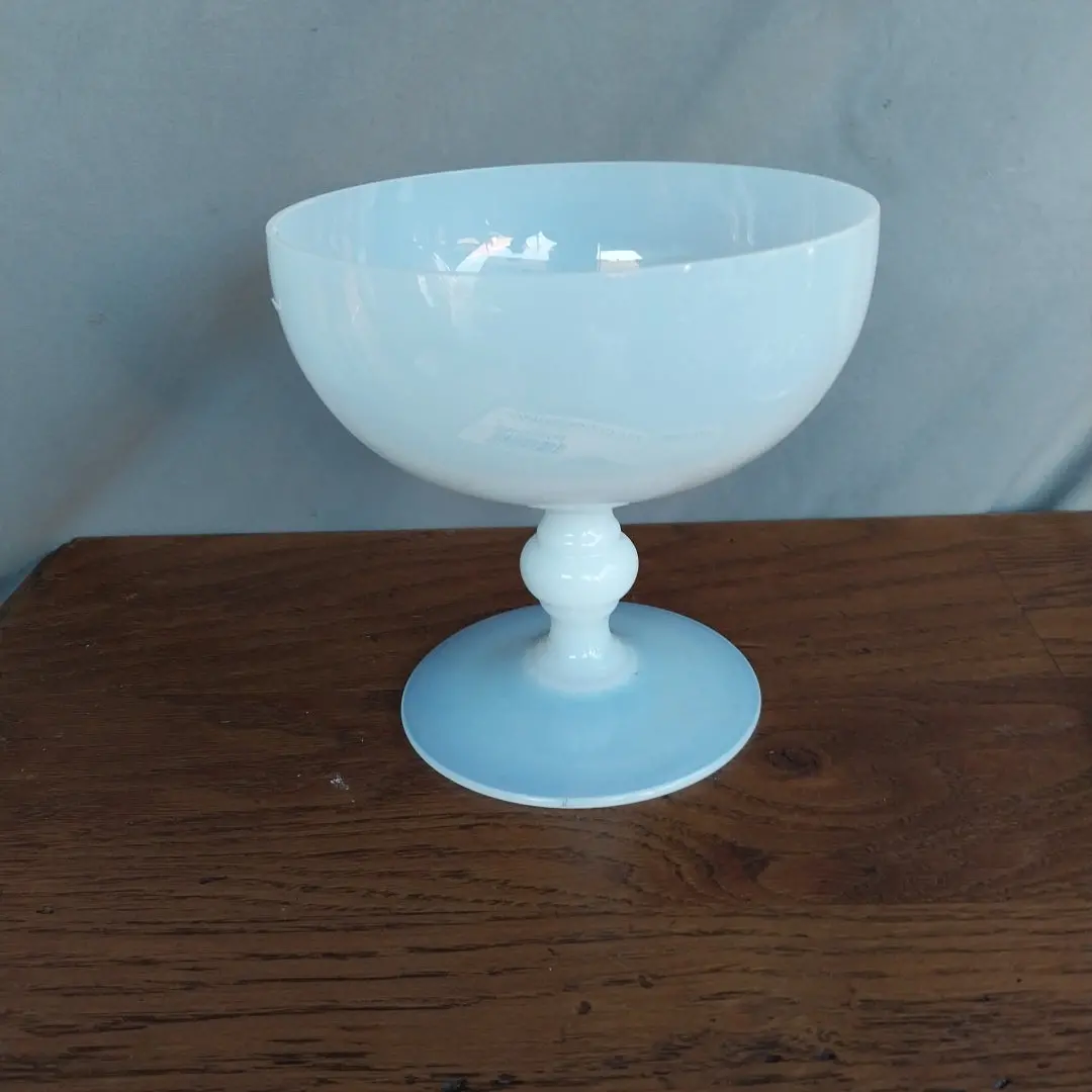 Opalescent Glass Compote 1