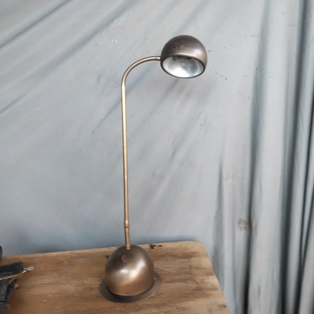 Mid Century Brass Articulated Lamp 1