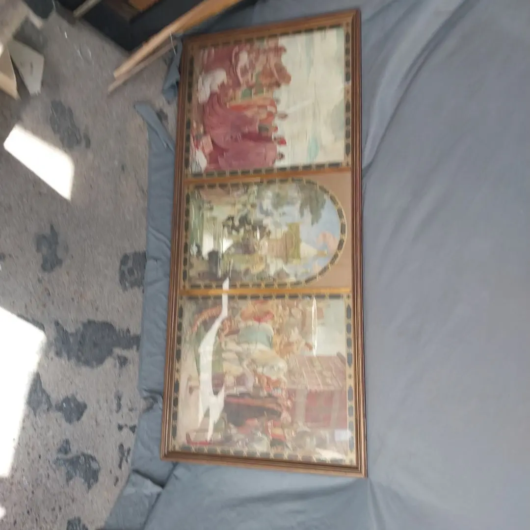 Large Triptic Framed Art Of Royalty 1