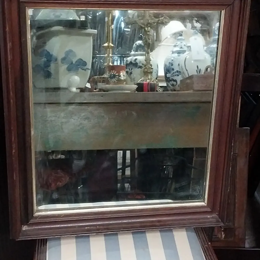 Rectangular Wood Framed Mirror 1
