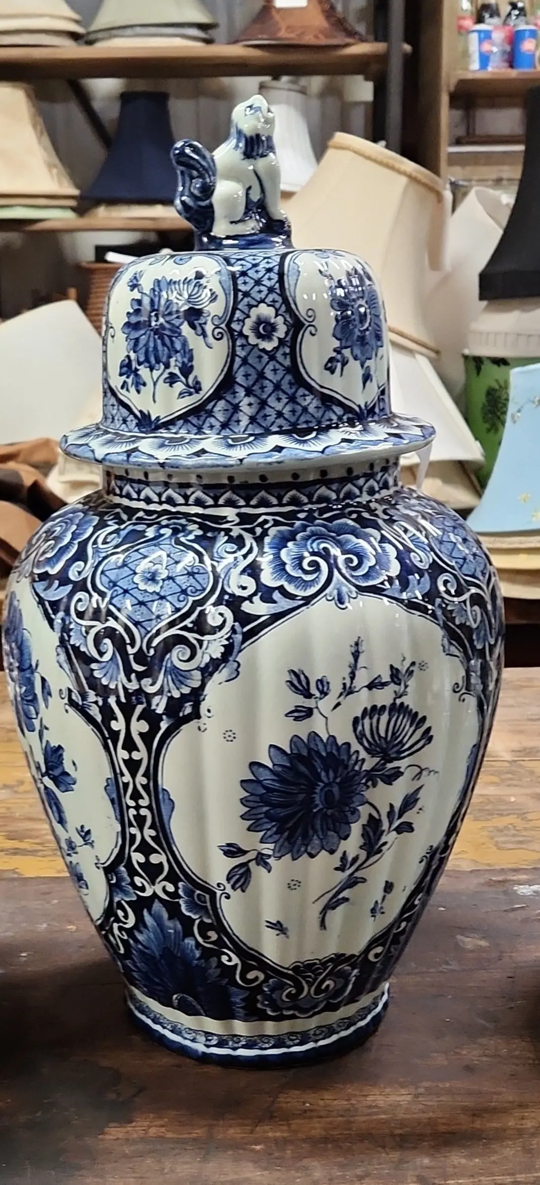 Large Delft Ginger Jar 1