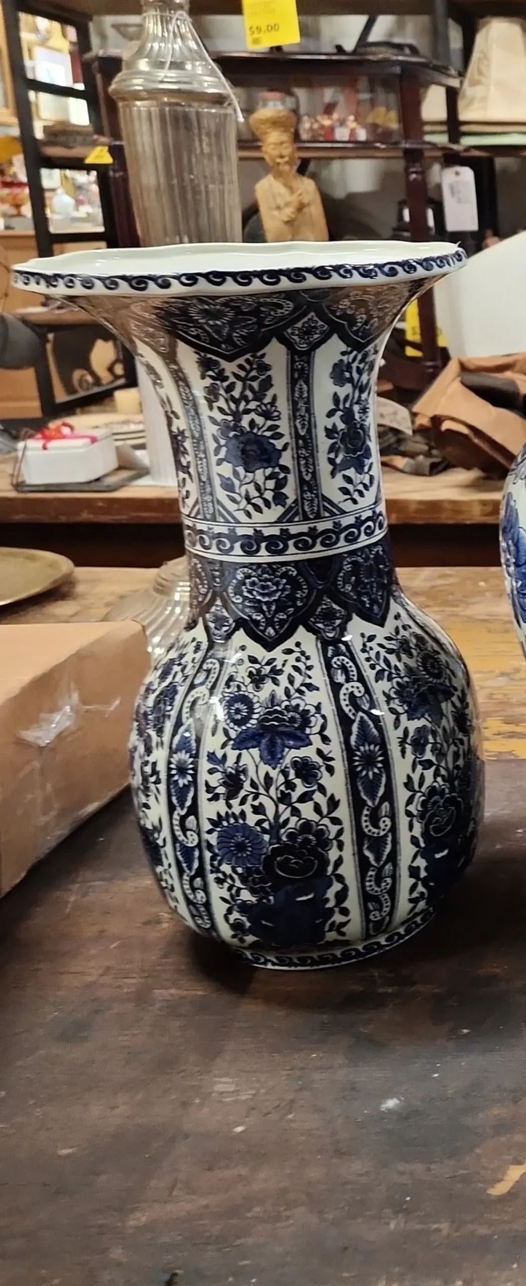 Pair Of Large Delft Vases 1