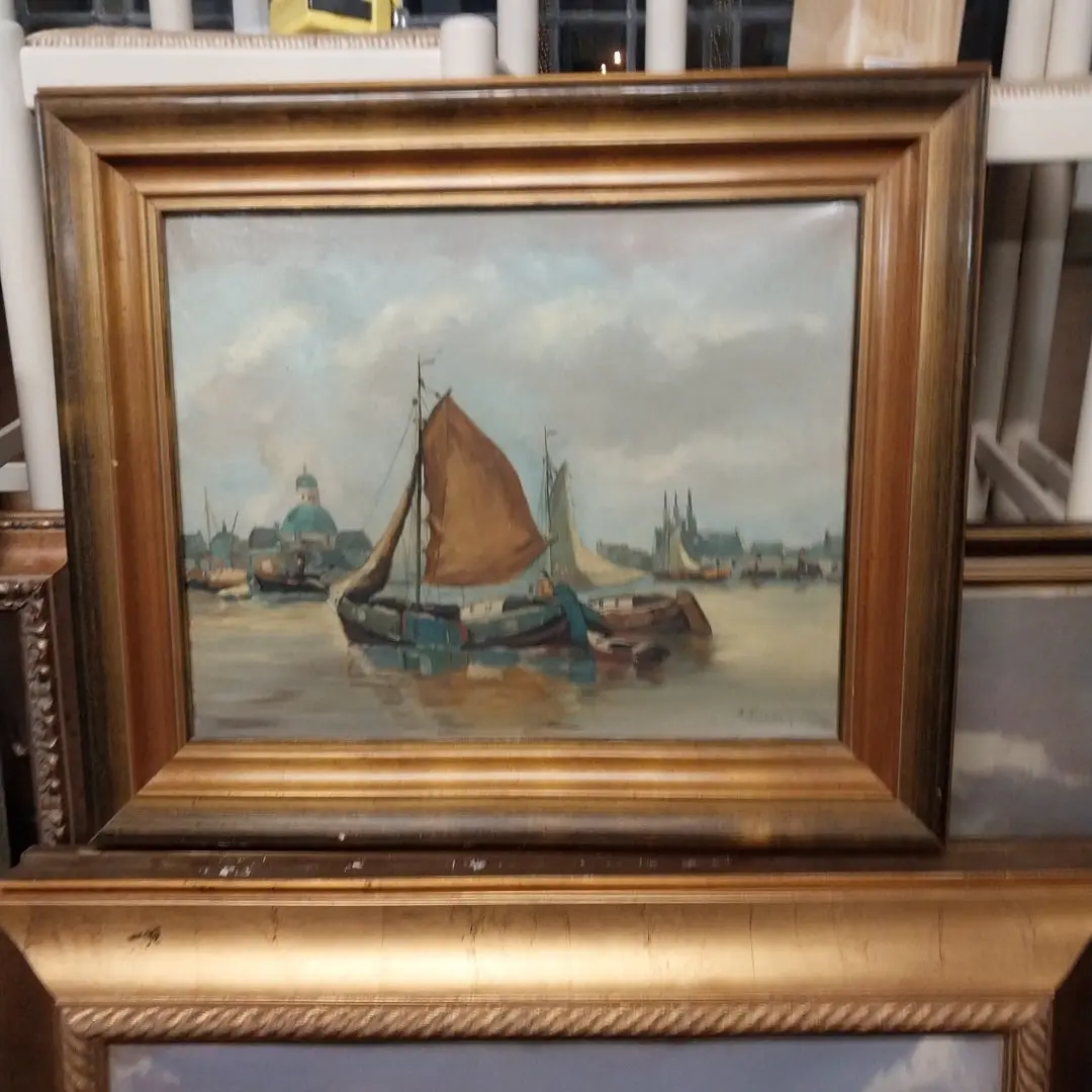 Dutch Harbor Oil Painting 1