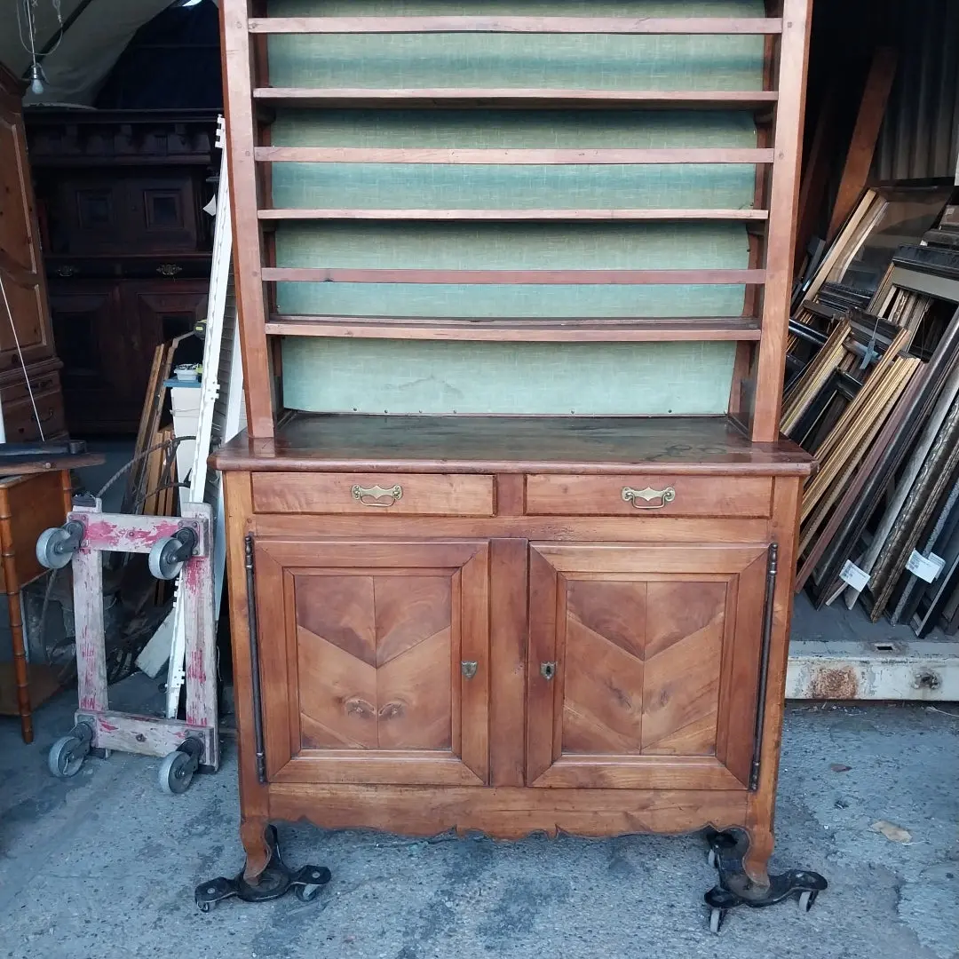 Louis Philippe Style Cherry Vaisselier 1