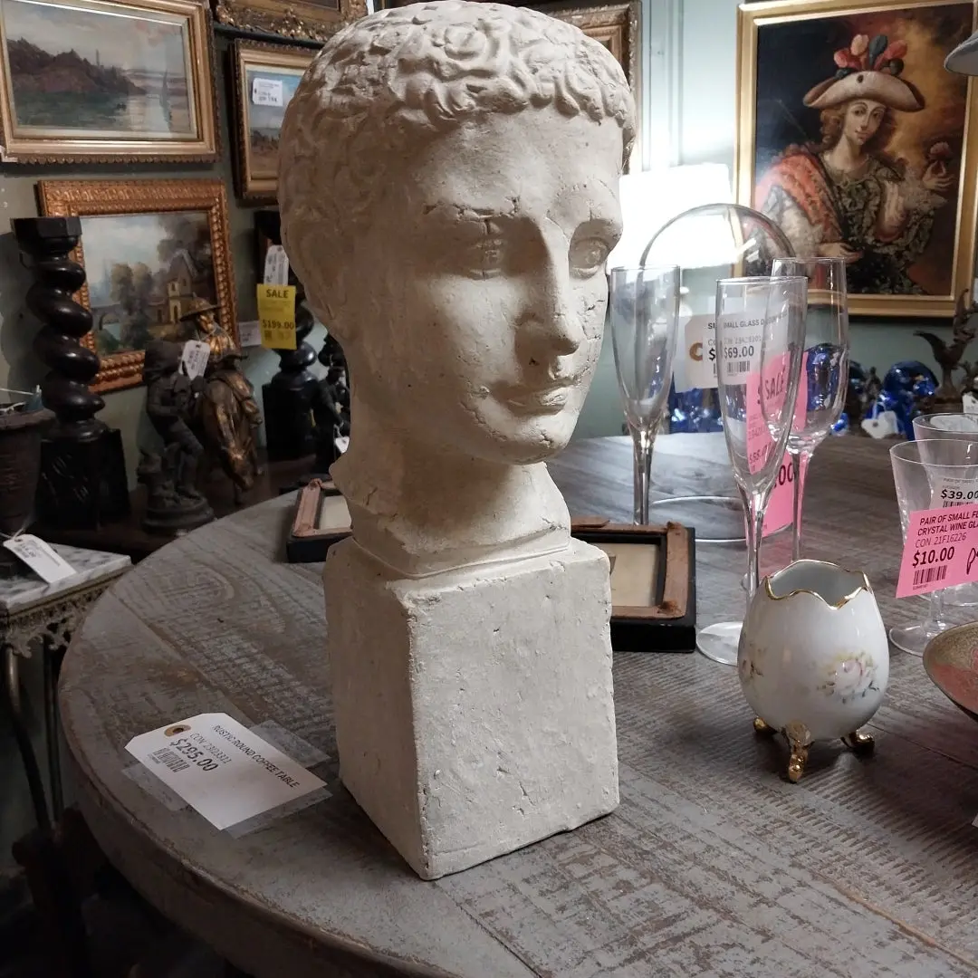 Roman Chalk Bust 1