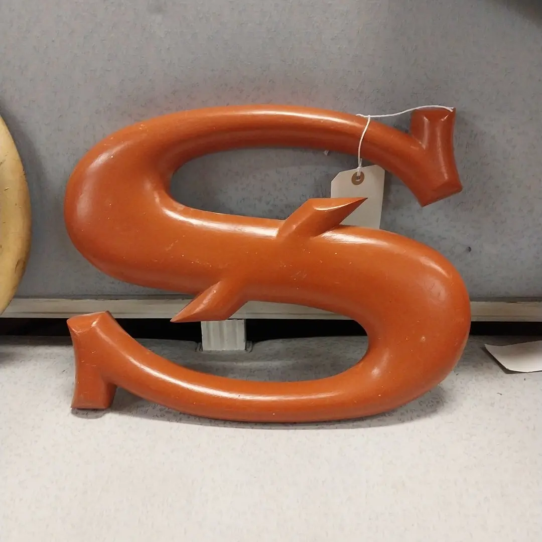 Orange Wood Letter 1