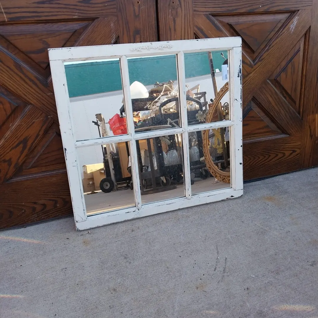 Framed Window Mirror 1