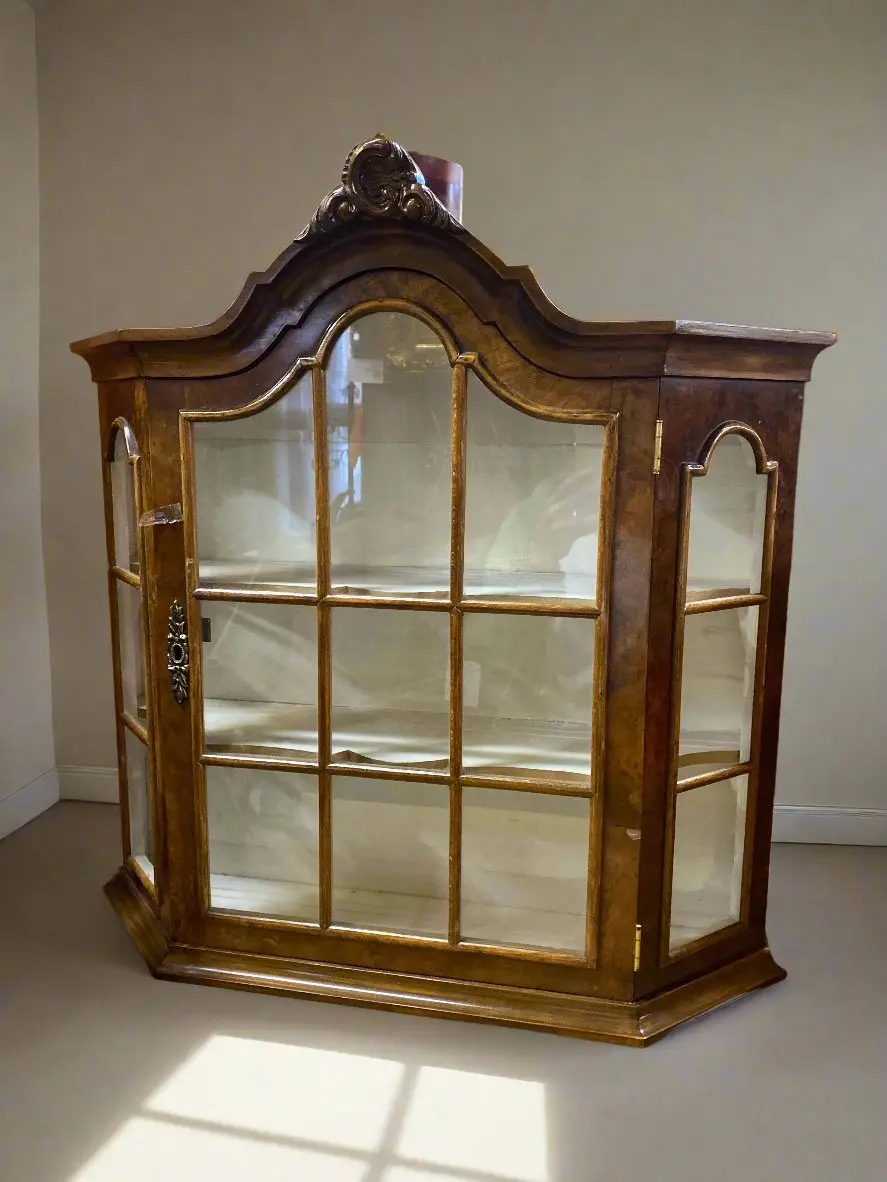 As Found Dark Dutch Oak Wall Cabinet 1