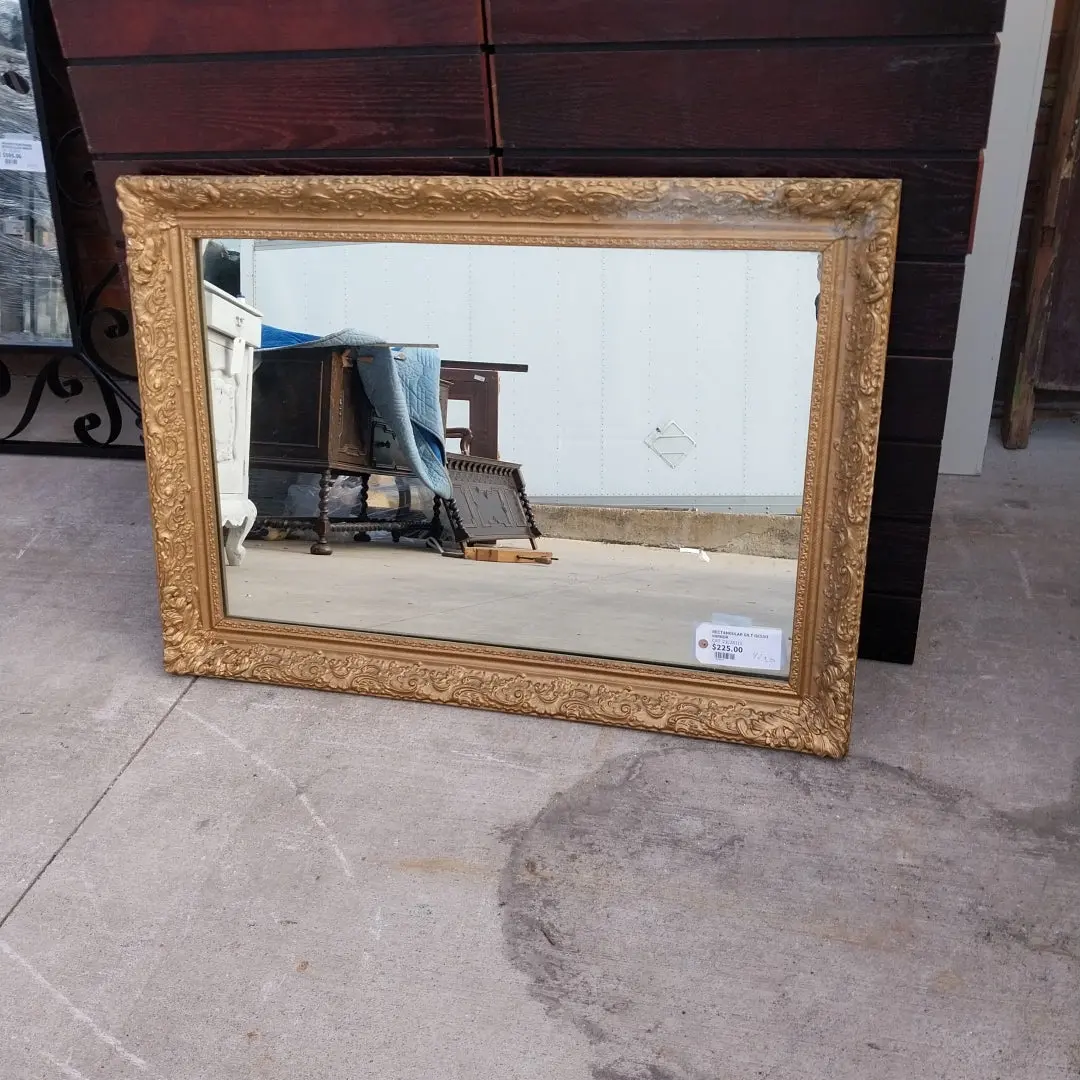 Rectangular Gilt Gesso Mirror 1
