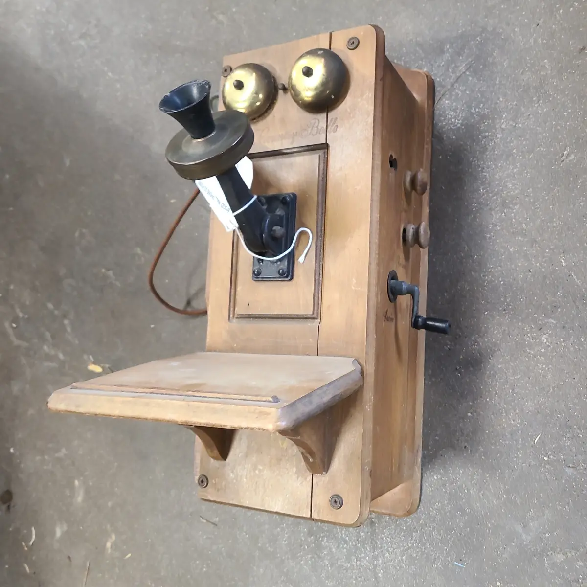 Wood Wall Phone- As Found 1