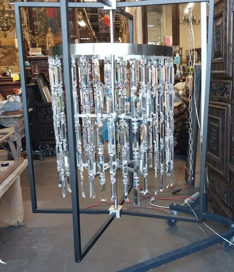 Large Modern Prism Chandelier 1