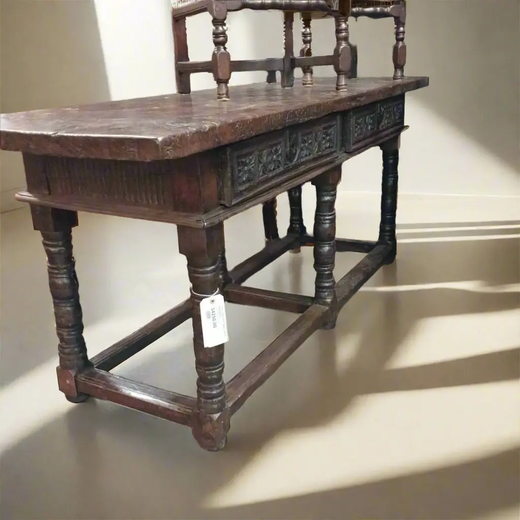 17Th Century Table With Drawers 1